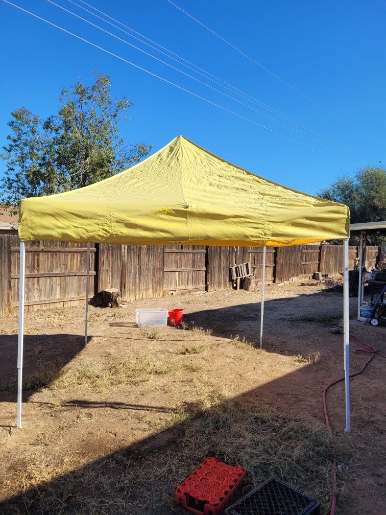 EZ Up 10'x10' Commercial Canopy with Leg Weights
