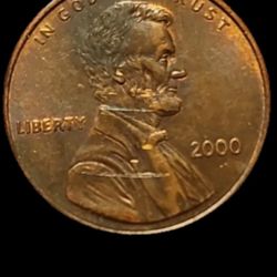 2000 No Mint Mark, Lincoln Penny, With A LOT OF ERRORS, A Great Coin For Your Collection!!!