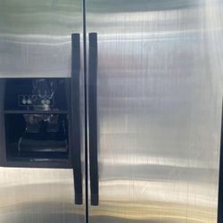 Whirlpool 2 Door Stainless Fridge 