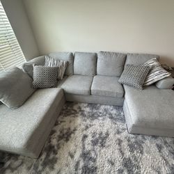 Grey Couch Under A Year Old 