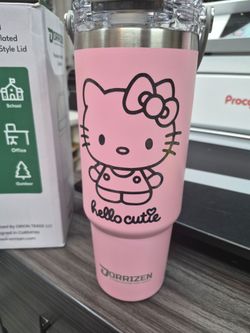 Hello Cutie Pink Insulated Tumbler