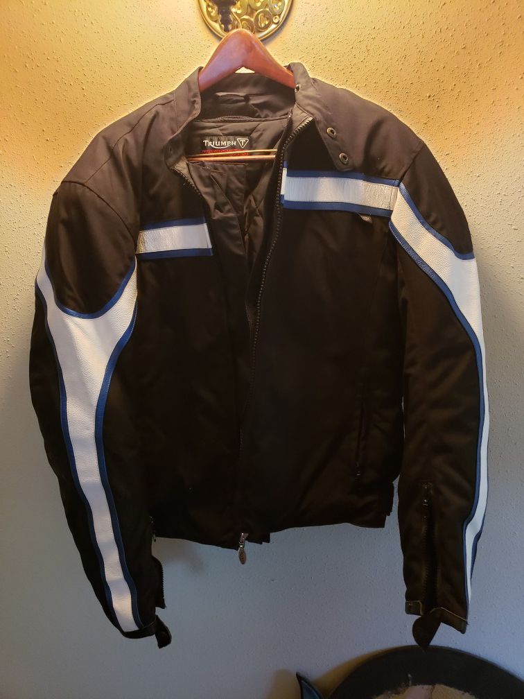 Triumph Motorcycle Jacket with inside liner
