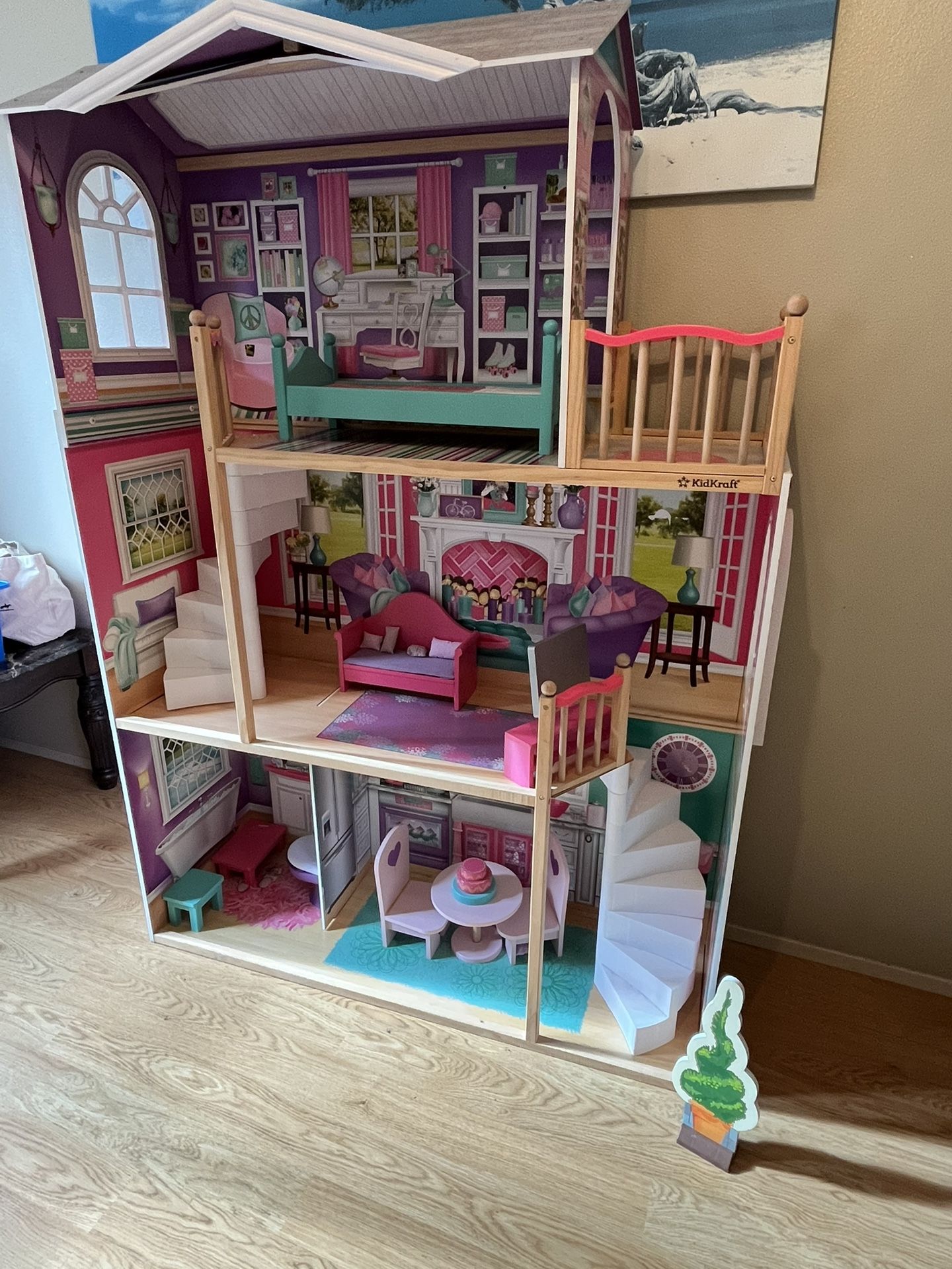 Large Wooden Doll House