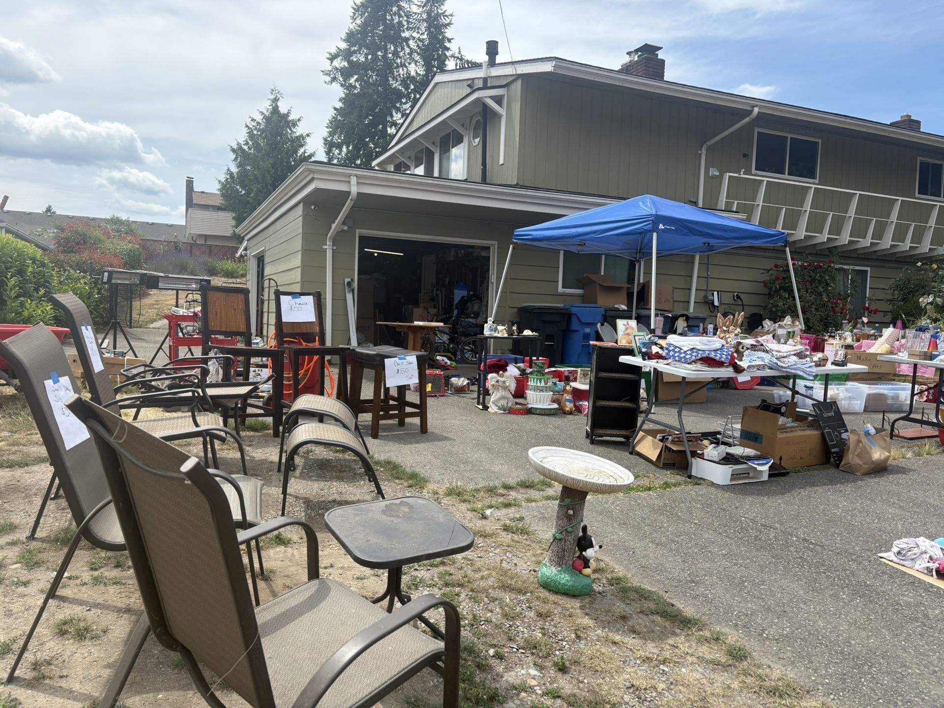 Yard Sale And Snack Bar