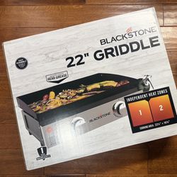 Blackstone 22-Inch Tabletop Griddle with cleaning tools