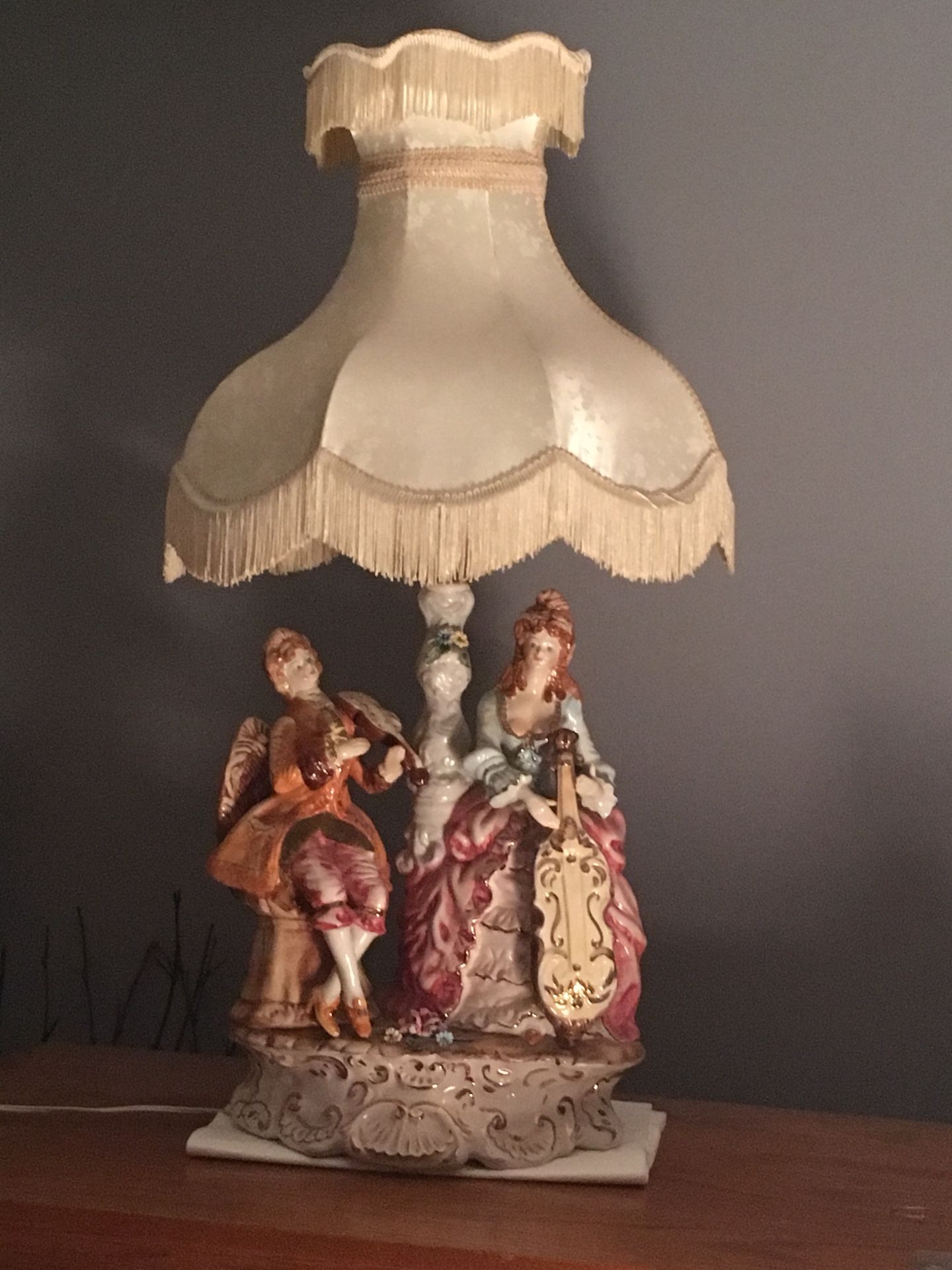 Made in Italy Capodimonte Lamp.