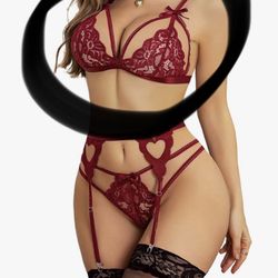 Large Wine Red Bralette