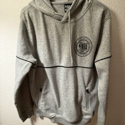UNK NBA Pullover Hoodie in gray Medium on tag Flaws as seen in the last picture (a small stain)