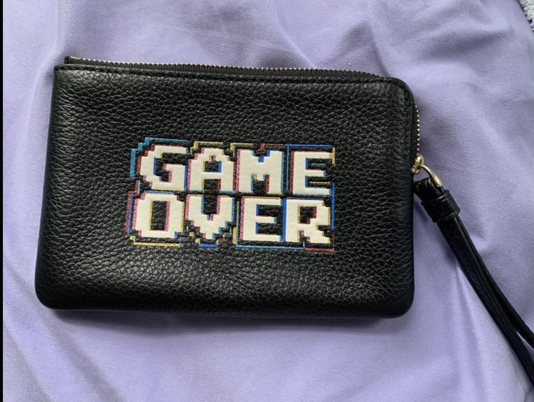 COACH ZIP WRISTLET WITH PAC-MAN GAME OVER