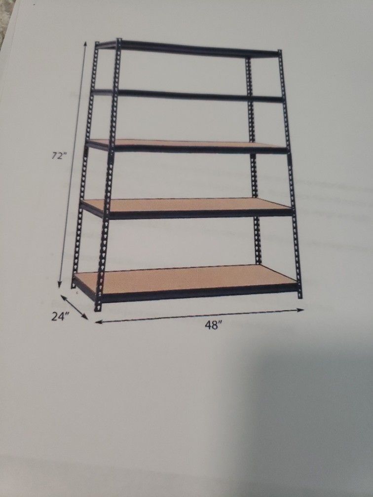 Garage Storage Shelving / 5-tier Heavy DUTY steel