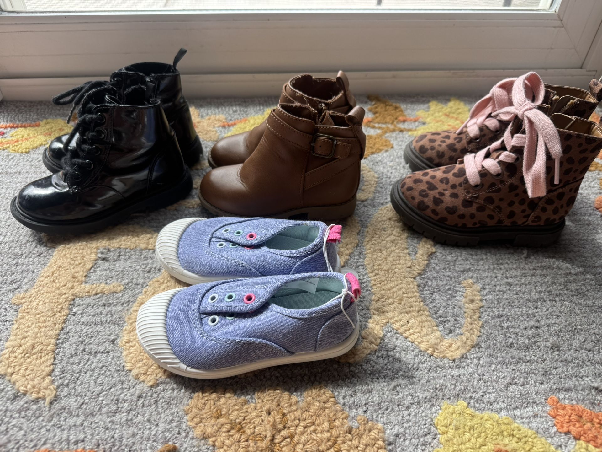 Lot Of Baby Girl Boots And Tennis Shoes Size 7 $30 For All