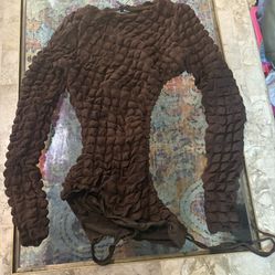 Fashion Nova Champagne Sippin Bodysuit - Chocolates