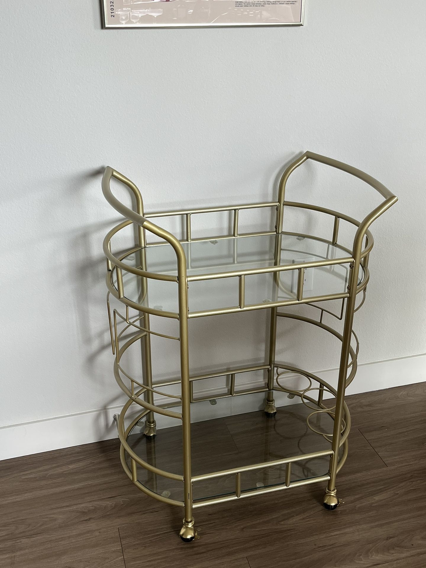 Mid Century Style Bar Cart
