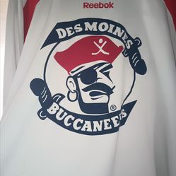 Des Moines Buccaneers practice jersey