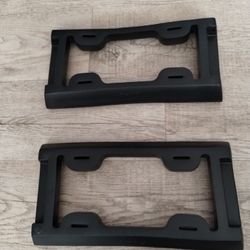 Pair of Rubber License Plate Bumper Guards