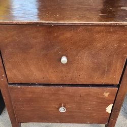 Dresser With Mirror And Night Table