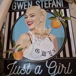 Autographed Gwen Stefani "JUST A GIRL" Poster 