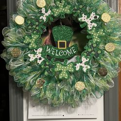St Patrick’s Day Wreath 