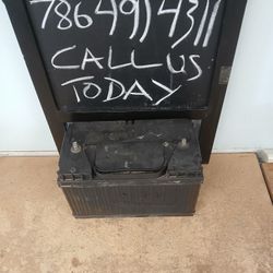 Semi Truck Interstate Batteries 