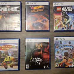 Like New PS5 Games - All with Original Cases!