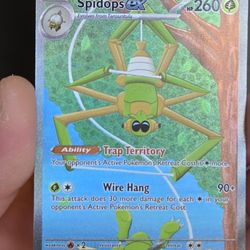 Spidops Ex Pokémon Card 