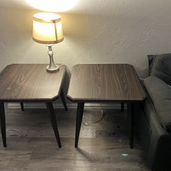 Set Of Brown Coffee Tables
