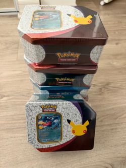 Pokemon 30th Celebration ex Tins