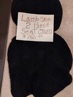 Lambskin Motorcycle Seat Covers W/ Waterproof Covering. 