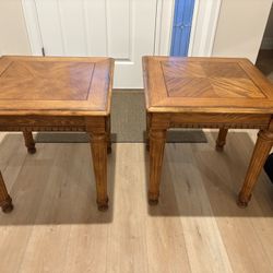 Wood End Tables 
