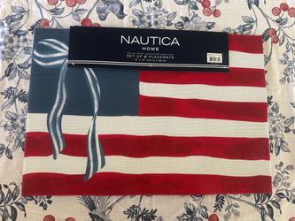 American flag placemat set