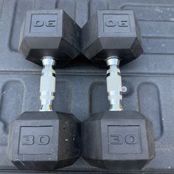 CAP Barbell Coated Hex Dumbbell Weight Pair 30 lbs