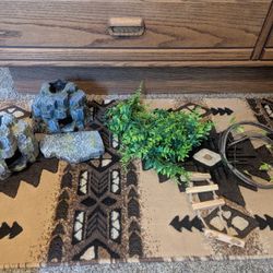 Reptile Habitat With Supplies