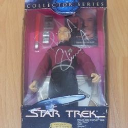 Star Trek Picard Patrick Stewart Autographed Figure