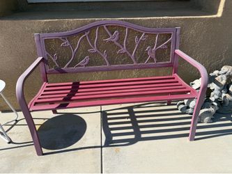 Metal bench
