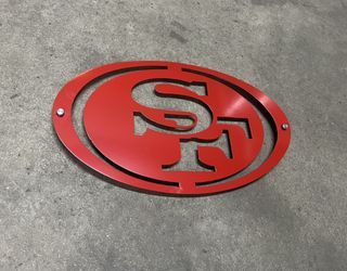 49ers Metal Sign