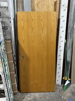 Solid Heavy Duty Oak Door 36x79