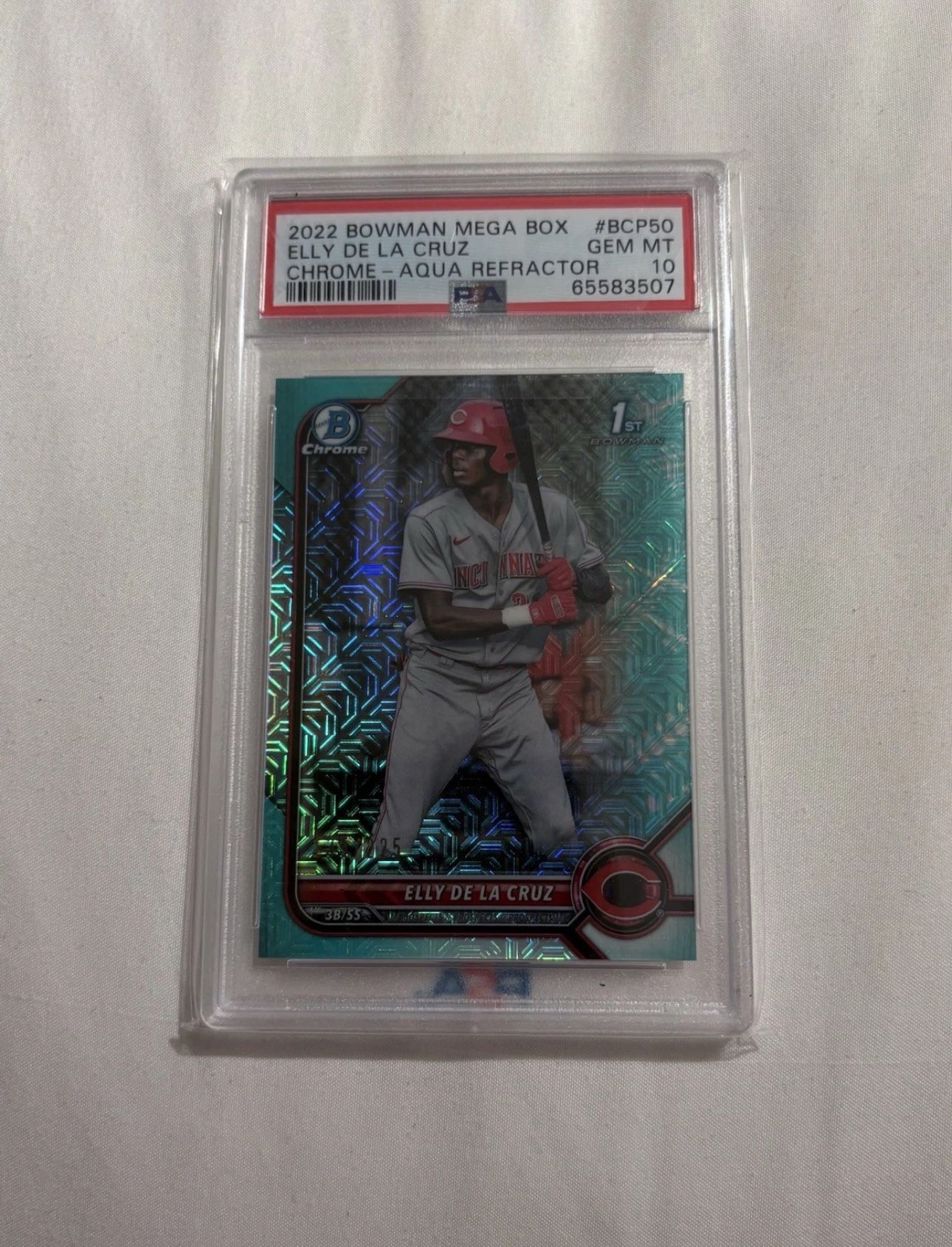 Elly De La Cruz PSA 10 AQUA /225