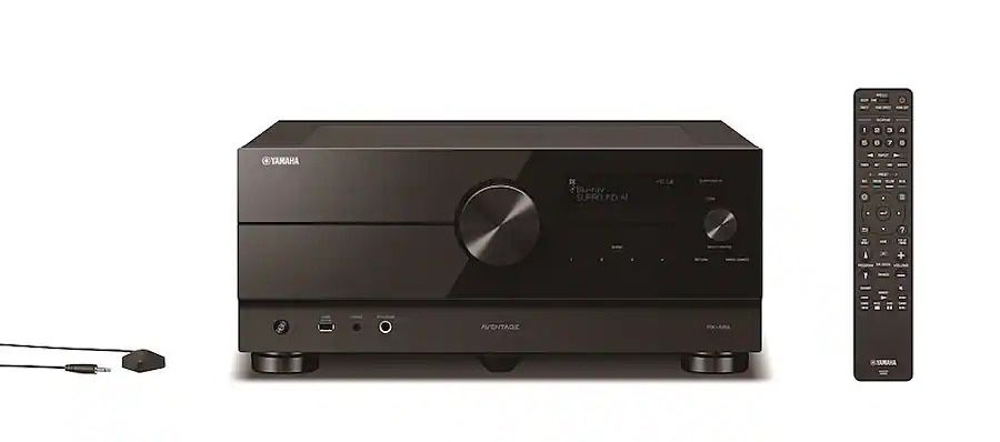 New Yamaha Aventage RX-A8A 150W 11.2 Channel AV Receiver With 8K HDMI and MusicCast Black