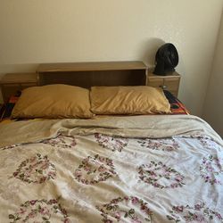 Bed with frame mattress included 