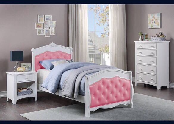 Pink Twin Bed 