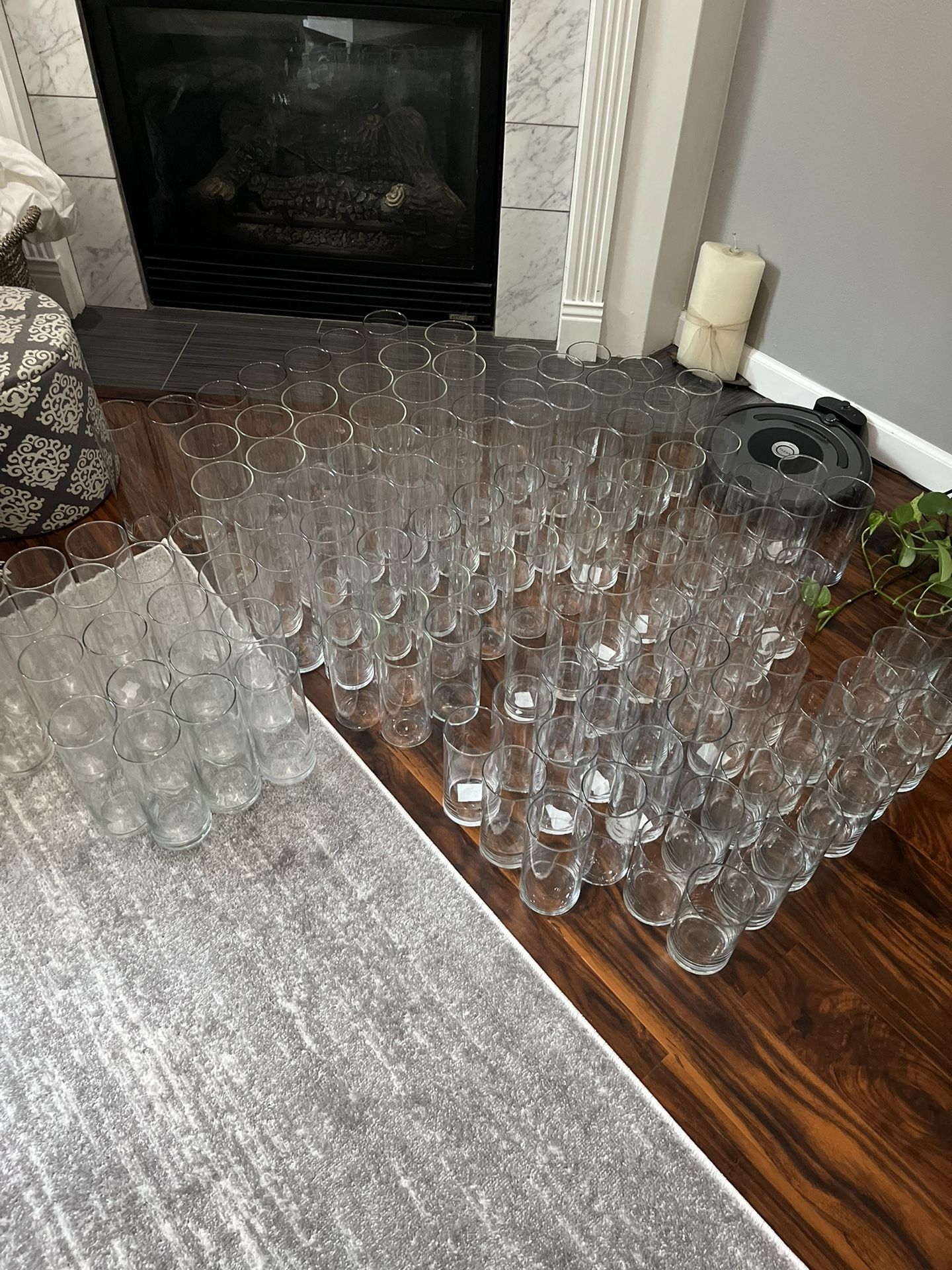 Cylinder/Hurricane Vases - Various Sizes