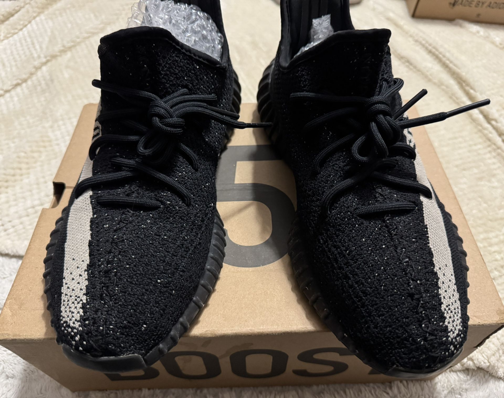 Adidas Yeezy Boost 350 V2 Oreo Core Black White Size 10.5 – With Box – Clean