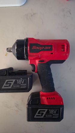 Snap-on 18V Brushless Cordless Impact Wrench with 2 Batteries