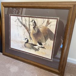 Geese Watercolor painting 