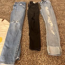 Levi, Hollister, And Fashion Nova Jeans