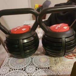 【10-40LBS】 ADJUSTABLE KETTLEBELL WEIGTH  (USED) ,CHECK MY OTHER OFFERS 2 X $170 Or 1 X $85