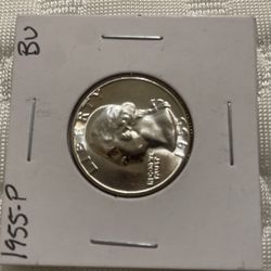 1955 silver Quarter