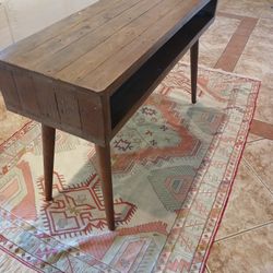 Natural Wood Console Table