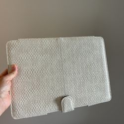 MOSISO Macbook 13in Faux Leather Case Beige