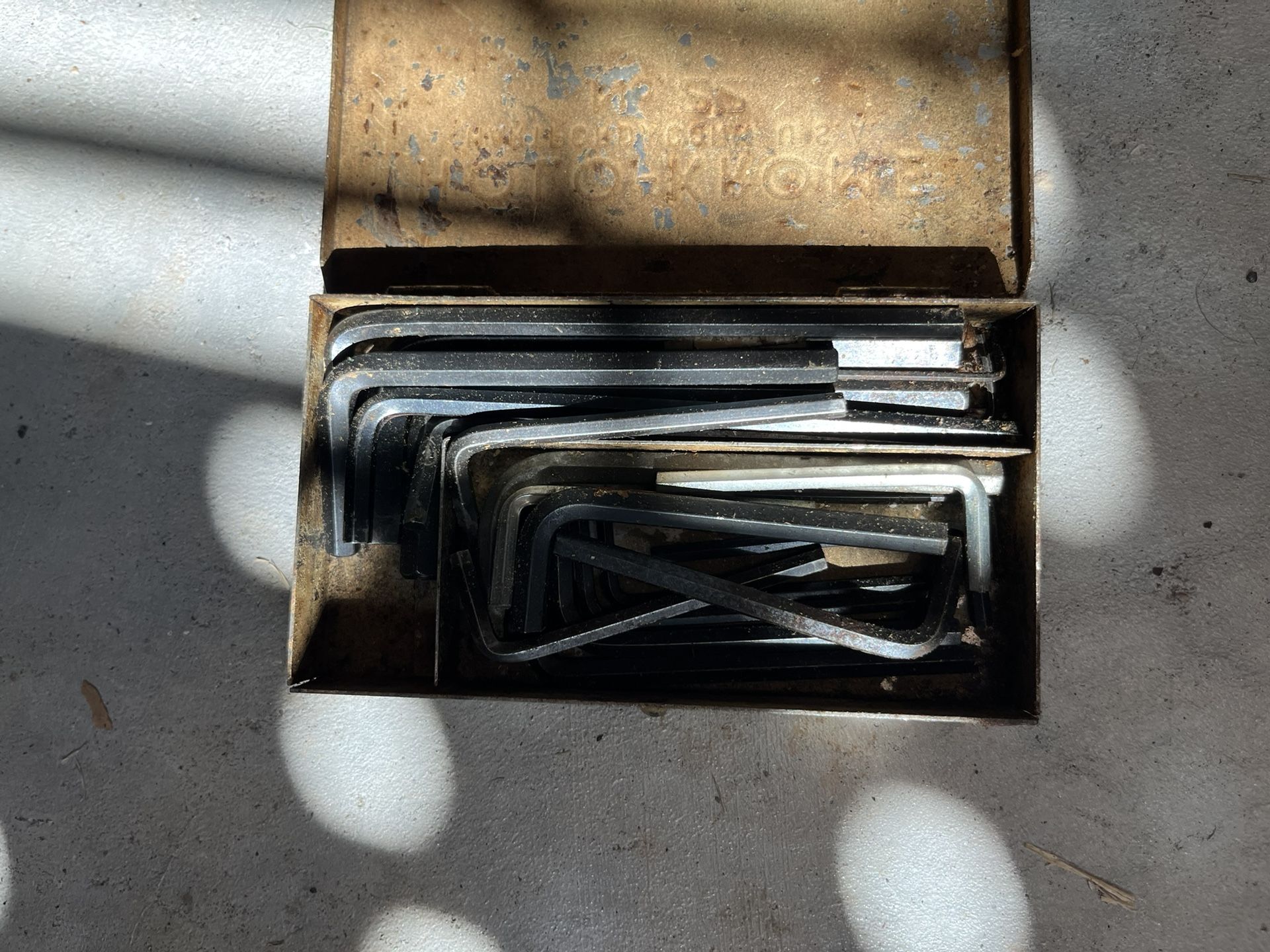 Large Set Of Allen Wrenches 